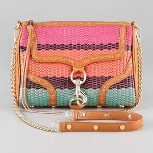 Rebecca Minkoff Woven MAC Bombe Handbag